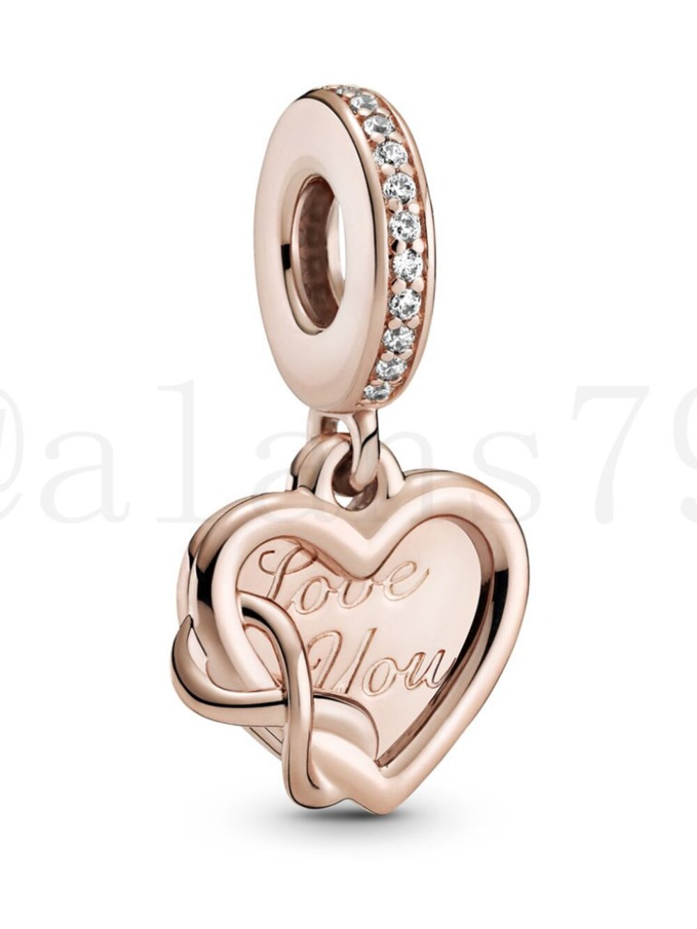 Pandora Rose™ Love You Infinity Heart